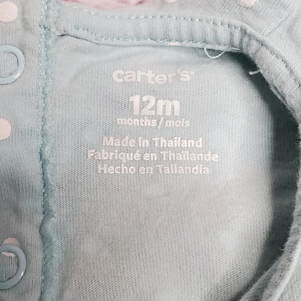 Carter's Bodysuit Dress Puppy Size 12 Mo
